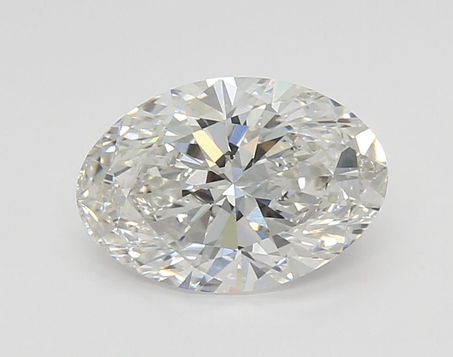 2.19 Carat Oval Lab Diamond with  Cut Diamond in 14KT  view 1
