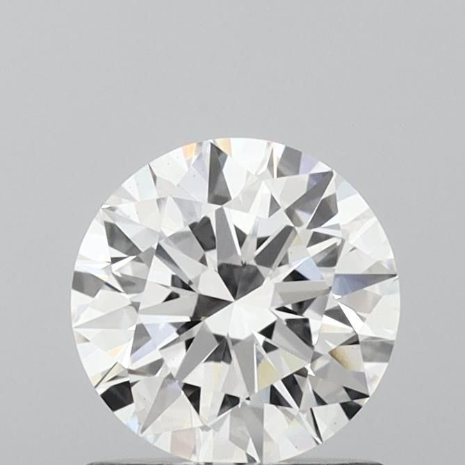 1.01 Carat Round Lab Diamond with  Cut Diamond in 14KT  view 1
