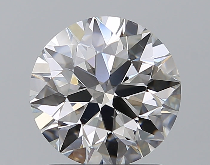 1.4 Carat Round Natural Diamond with  Cut Diamond in 14KT  view 1

