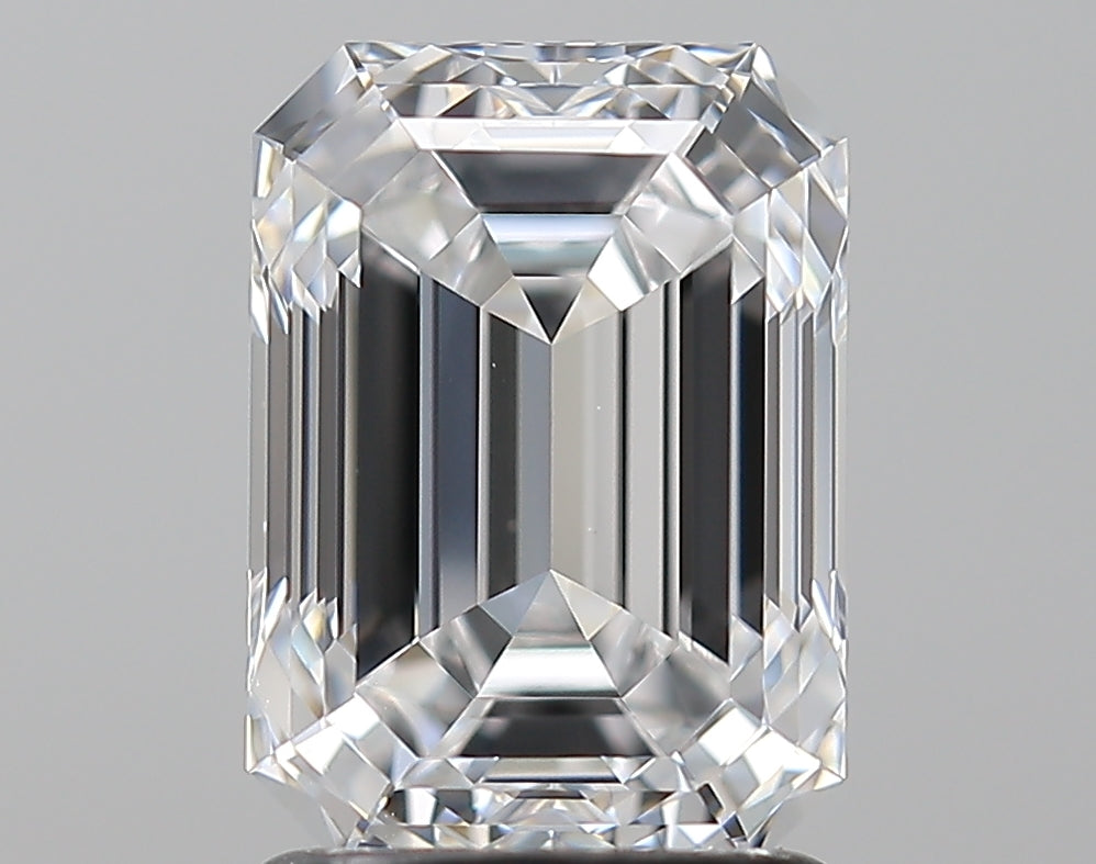 2.01 Carat Emerald Natural Diamond with  Cut Diamond in 14KT  view 1
