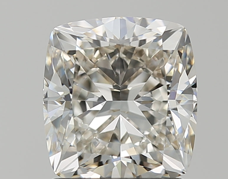 1.72 Carat Cushion Natural Diamond with  Cut Diamond in 14KT  view 1
