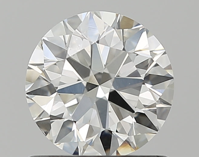 0.92 Carat Round Natural Diamond with  Cut Diamond in 14KT  view 1
