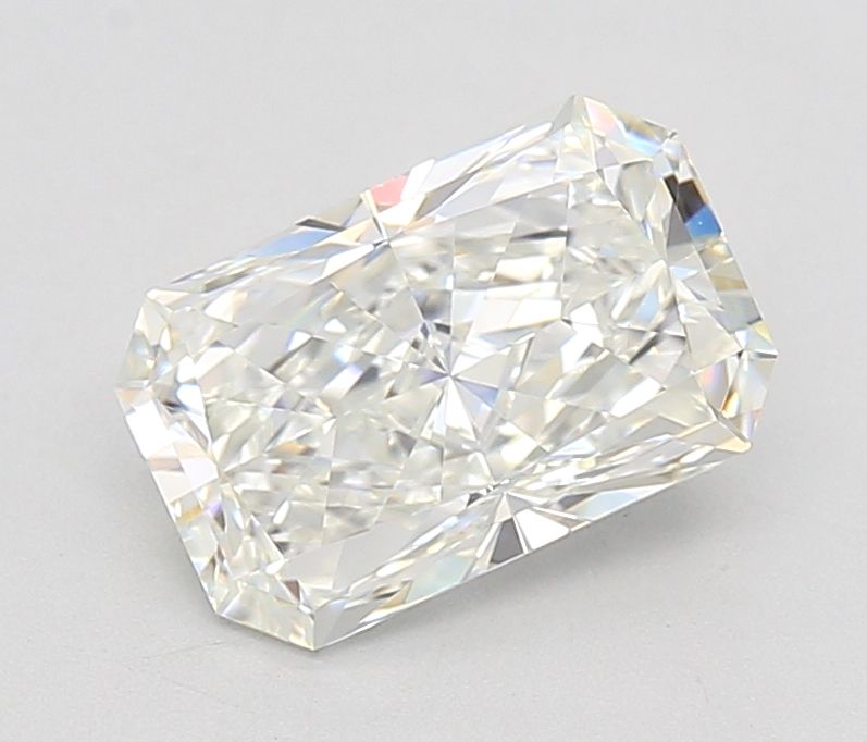 1.5 Carat Radiant Lab Diamond with  Cut Diamond in 14KT  view 1
