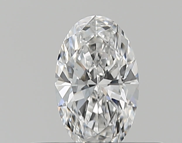 0.3 Carat Oval Natural Diamond with  Cut Diamond in 14KT  view 1
