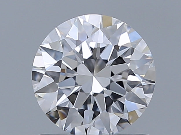 1.01 Carat Round Natural Diamond with  Cut Diamond in 14KT  view 1
