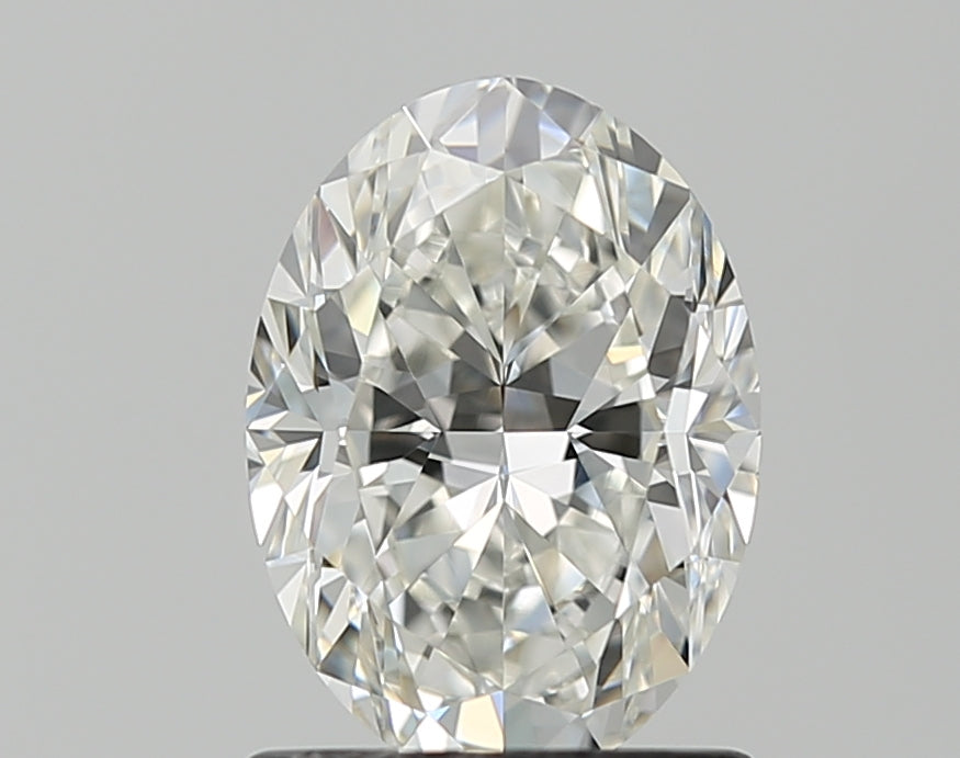 1.2 Carat Oval Natural Diamond with  Cut Diamond in 14KT  view 1
