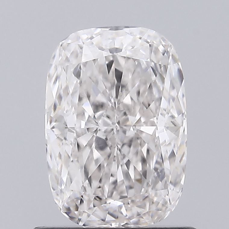 1.03 Carat Cushion Lab Diamond with  Cut Diamond in 14KT  view 1
