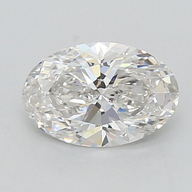 1.55 Carat Oval Lab Diamond with  Cut Diamond in 14KT  view 1
