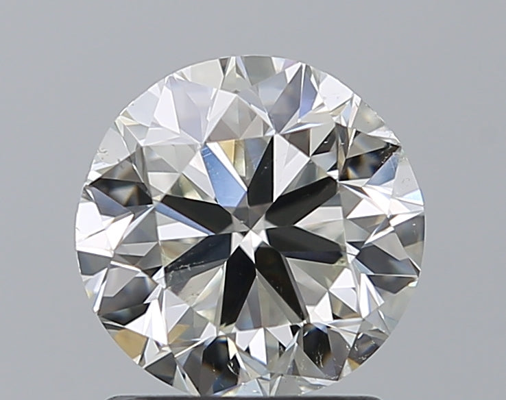 1.5 Carat Round Natural Diamond with  Cut Diamond in 14KT  view 1
