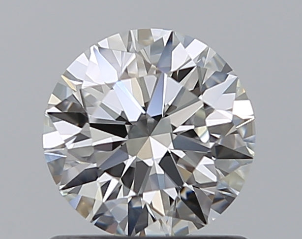 0.85 Carat Round Natural Diamond with  Cut Diamond in 14KT  view 1
