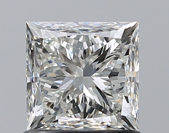 1.0 Carat Princess Natural Diamond with  Cut Diamond in 14KT  view 1
