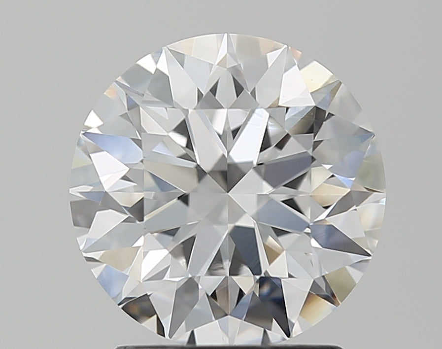 2.05 Carat Round Natural Diamond with  Cut Diamond in 14KT  view 1

