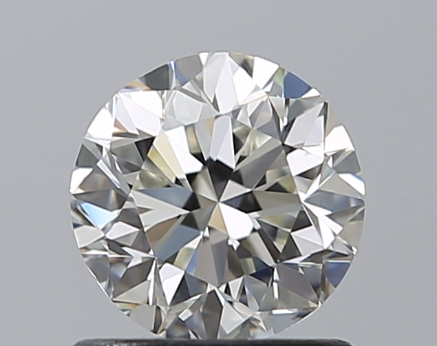 0.9 Carat Round Natural Diamond with  Cut Diamond in 14KT  view 1

