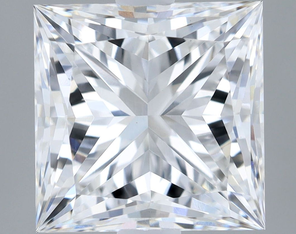 2.28 Carat Princess Lab Diamond with  Cut Diamond in 14KT  view 1
