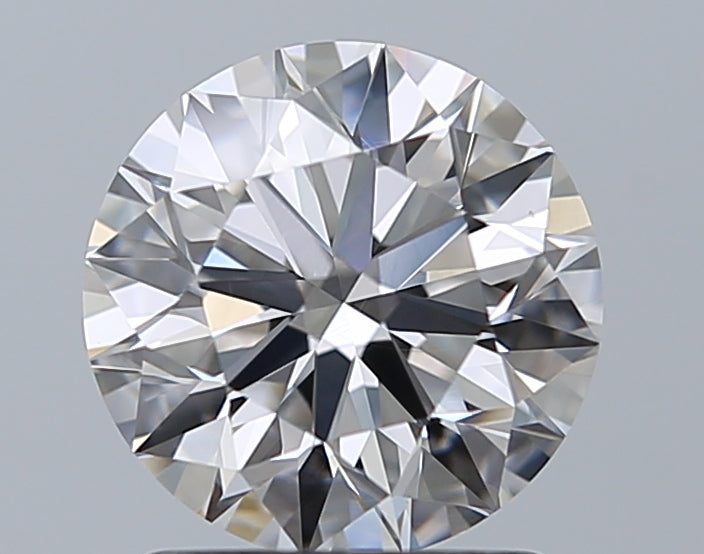 1.51 Carat Round Natural Diamond with  Cut Diamond in 14KT  view 1

