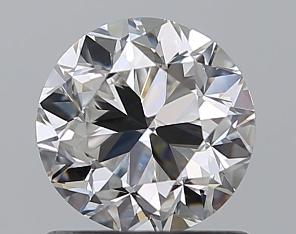 1.01 Carat Round Natural Diamond with  Cut Diamond in 14KT  view 1
