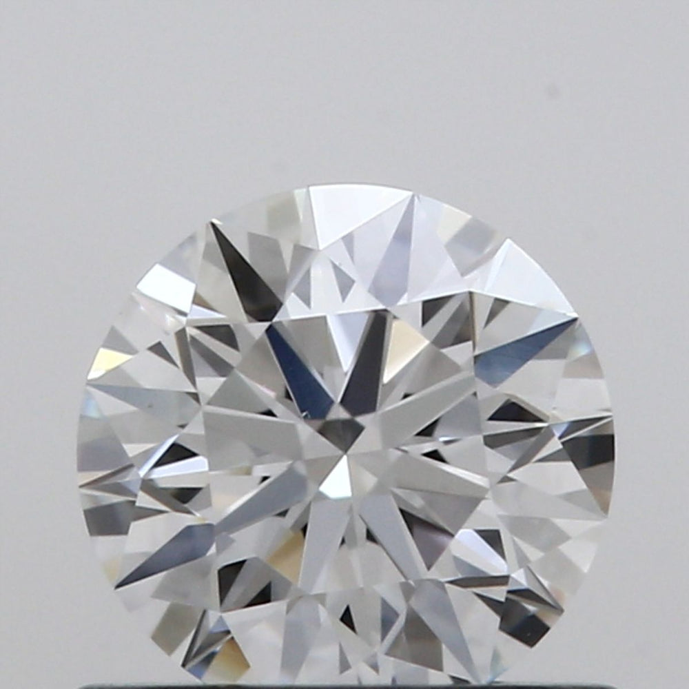 0.56 Carat Round Natural Diamond with  Cut Diamond in 14KT  view 1

