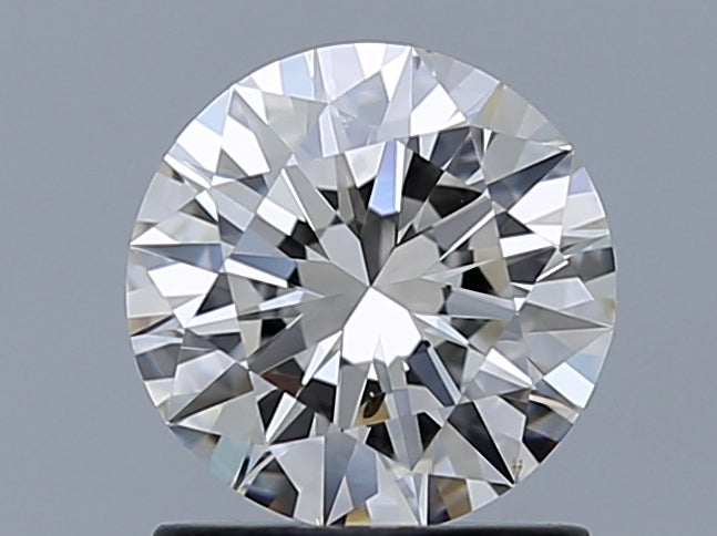 1.08 Carat Round Natural Diamond with  Cut Diamond in 14KT  view 1

