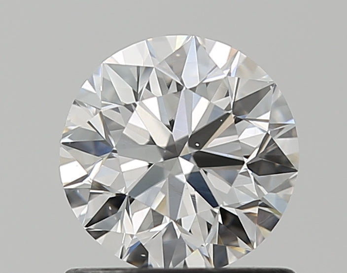 0.9 Carat Round Natural Diamond with  Cut Diamond in 14KT  view 1

