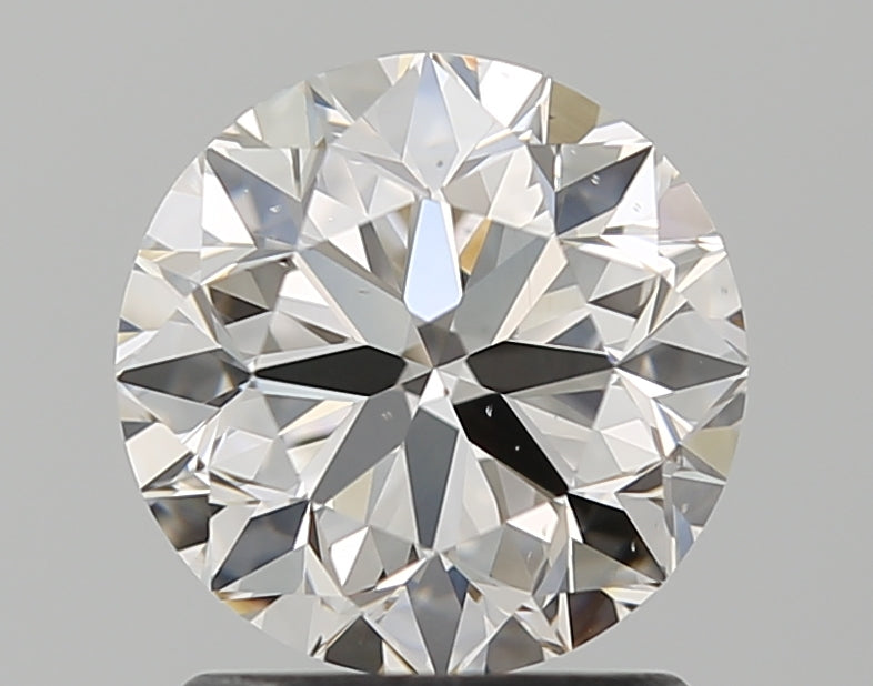 1.53 Carat Round Natural Diamond with  Cut Diamond in 14KT  view 1
