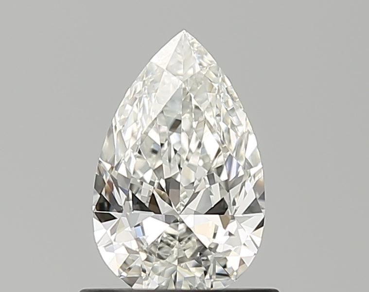 0.7 Carat Pear Natural Diamond with  Cut Diamond in 14KT  view 1
