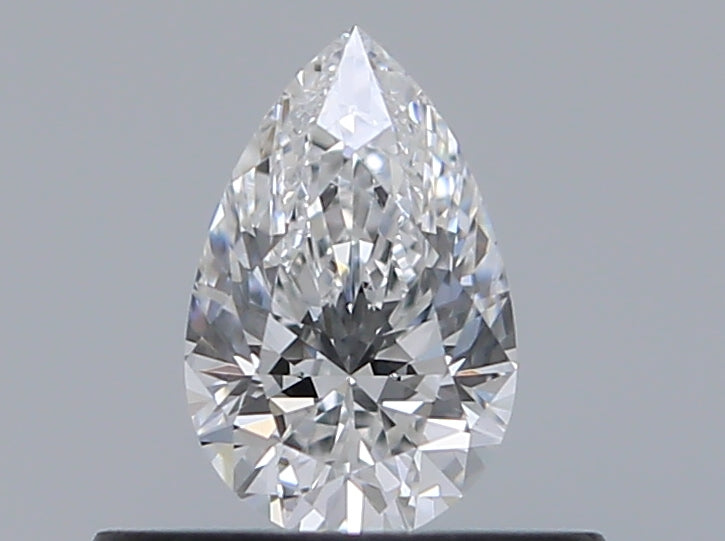 0.32 Carat Pear Natural Diamond with  Cut Diamond in 14KT  view 1
