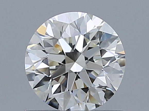 0.8 Carat Round Natural Diamond with  Cut Diamond in 14KT  view 1

