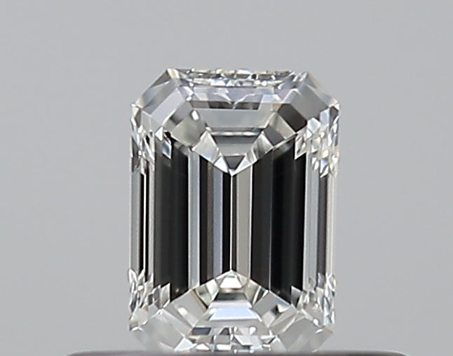 0.3 Carat Emerald Natural Diamond with  Cut Diamond in 14KT  view 1
