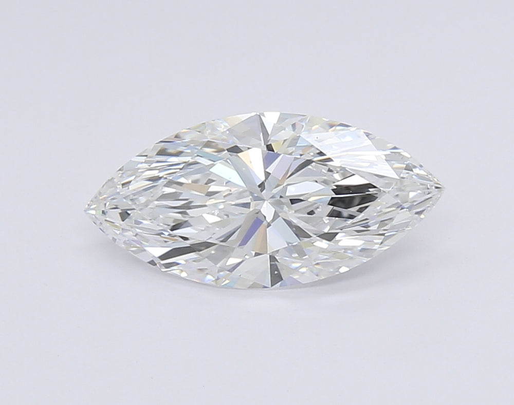 2.04 Carat Marquise Lab Diamond with  Cut Diamond in 14KT  view 1
