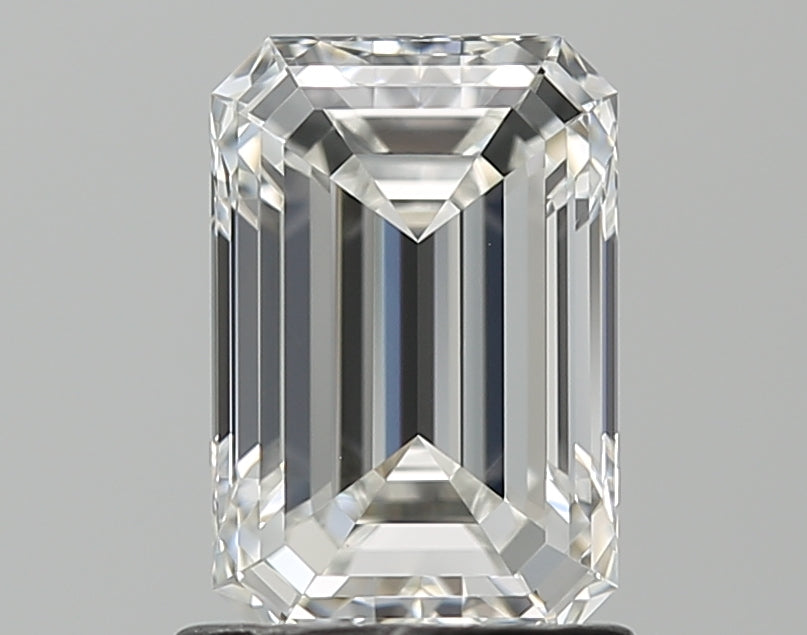 1.31 Carat Emerald Natural Diamond with  Cut Diamond in 14KT  view 1
