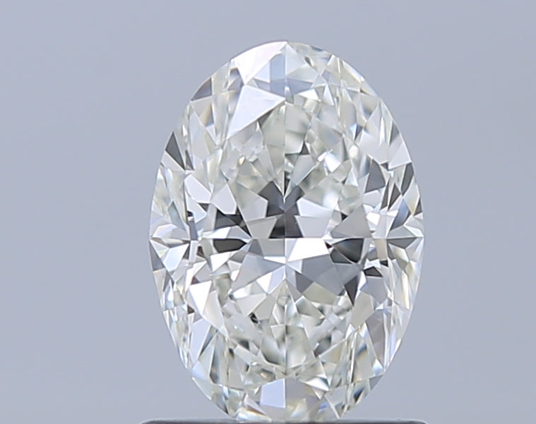 1.0 Carat Oval Natural Diamond with  Cut Diamond in 14KT  view 1

