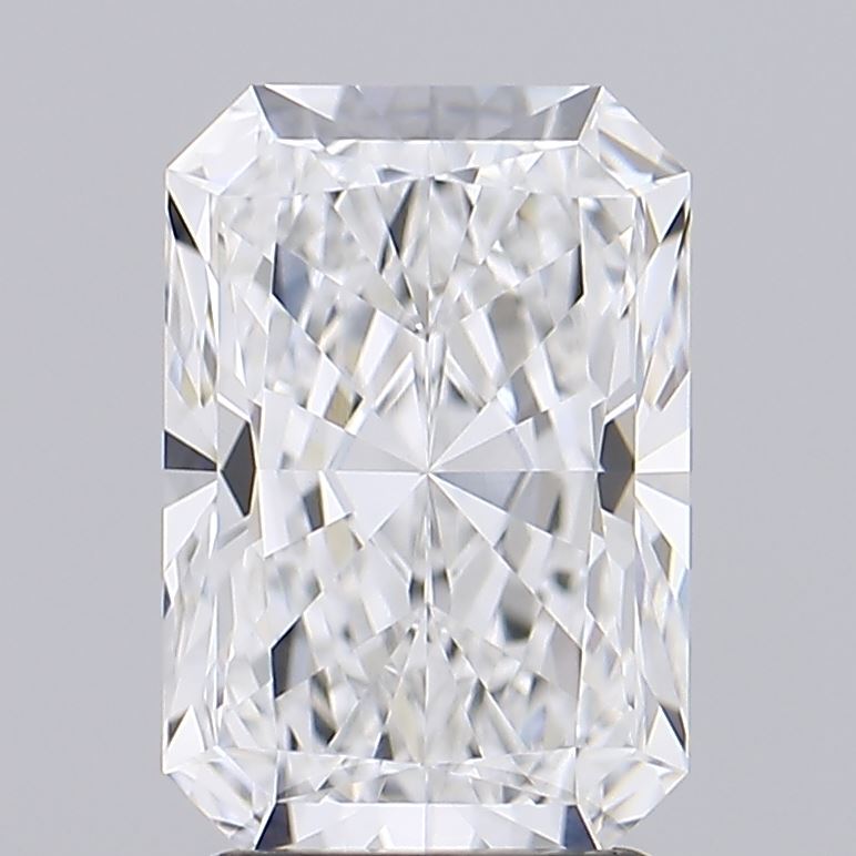 2.76 Carat Radiant Lab Diamond with  Cut Diamond in 14KT  view 1
