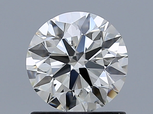 1.0 Carat Round Natural Diamond with  Cut Diamond in 14KT  view 1
