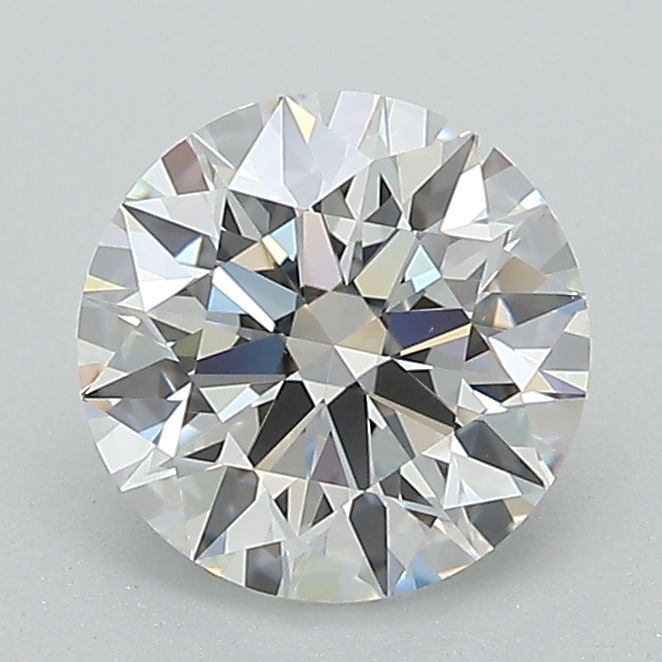 1.45 Carat Round Lab Diamond with  Cut Diamond in 14KT  view 1
