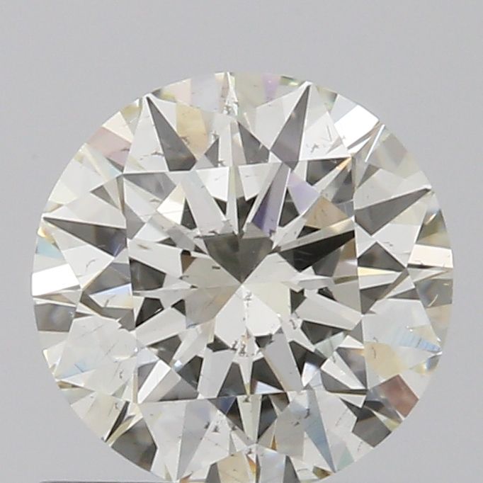 0.9 Carat Round Natural Diamond with  Cut Diamond in 14KT  view 1
