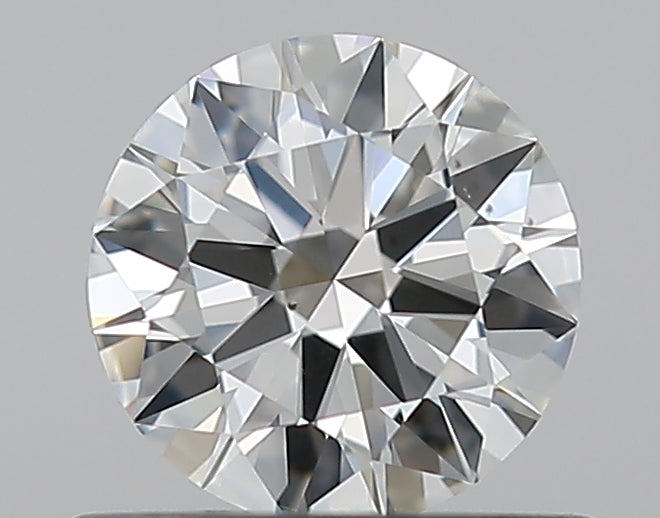 0.6 Carat Round Natural Diamond with  Cut Diamond in 14KT  view 1
