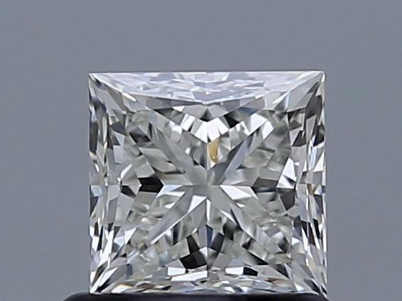 0.8 Carat Princess Natural Diamond with  Cut Diamond in 14KT  view 1
