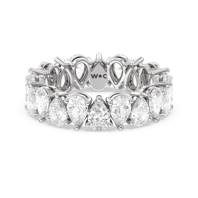 North-South Pear Eternity 5 cttw