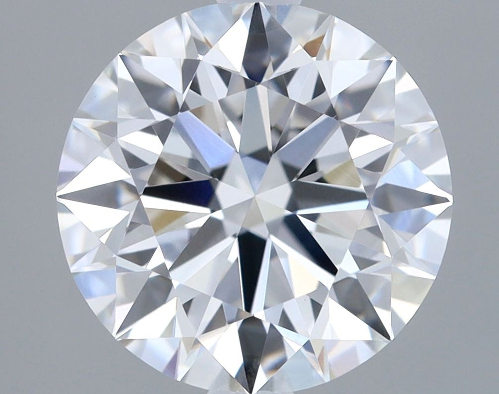 2.41 Carat Round Lab Diamond with  Cut Diamond in 14KT  view 1
