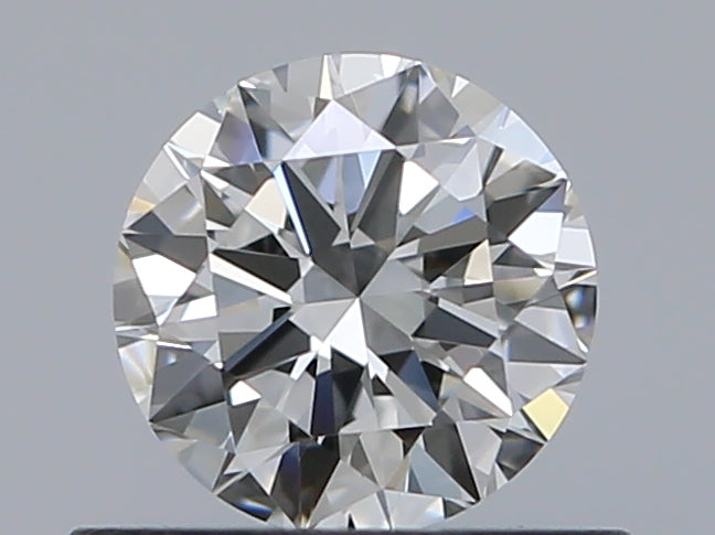 0.5 Carat Round Natural Diamond with  Cut Diamond in 14KT  view 1
