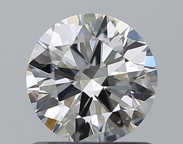 0.9 Carat Round Natural Diamond with  Cut Diamond in 14KT  view 1
