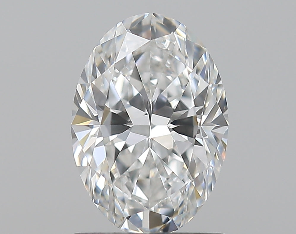 1.2 Carat Oval Natural Diamond with  Cut Diamond in 14KT  view 1
