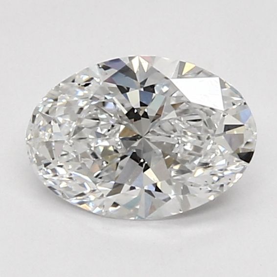 1.08 Carat Oval Lab Diamond with  Cut Diamond in 14KT  view 1
