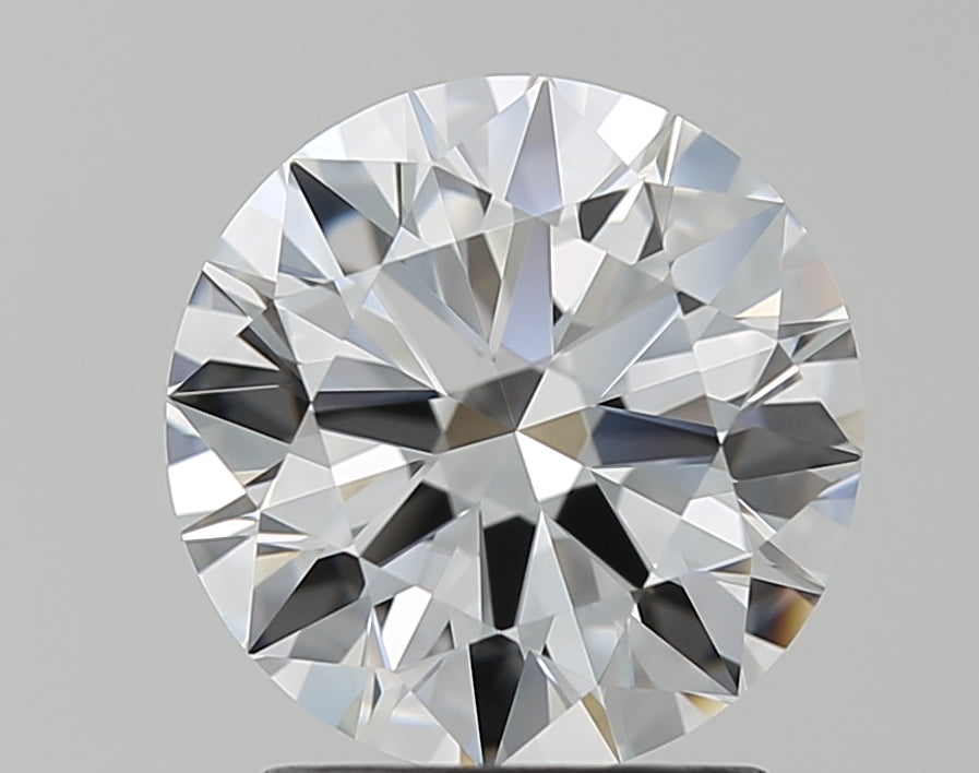 2.01 Carat Round Natural Diamond with  Cut Diamond in 14KT  view 1
