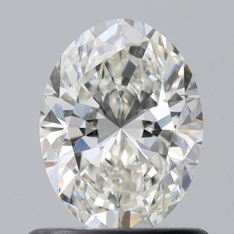 0.7 Carat Oval natural Diamond with  Cut Diamond in 14KT  view 1
