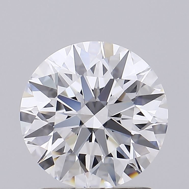 1.52 Carat Round Lab Diamond with  Cut Diamond in 14KT  view 1
