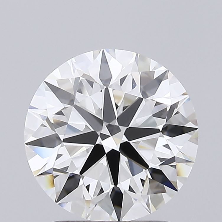 2.01 Carat Round Lab Diamond with  Cut Diamond in 14KT  view 1
