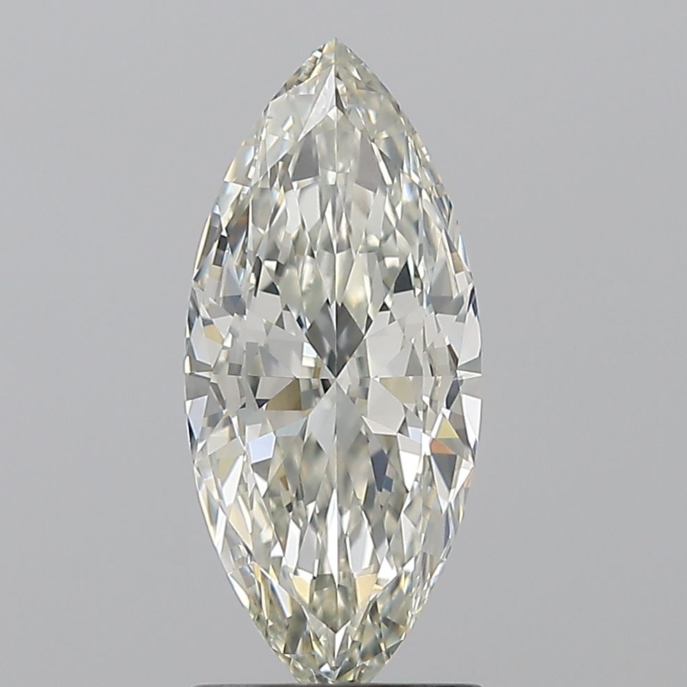 1.5 Carat Marquise Natural Diamond with  Cut Diamond in 14KT  view 1
