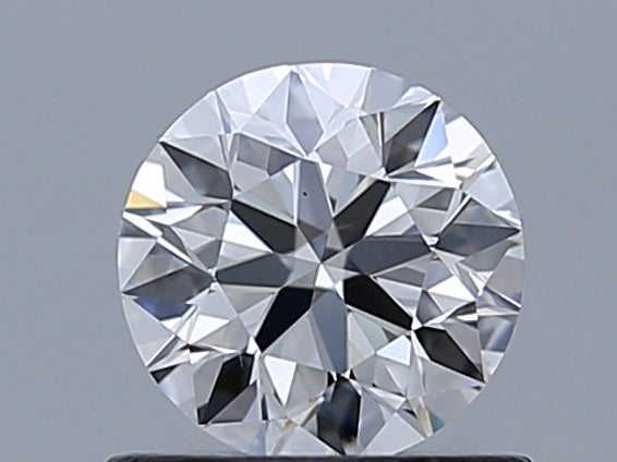 0.7 Carat Round Natural Diamond with  Cut Diamond in 14KT  view 1
