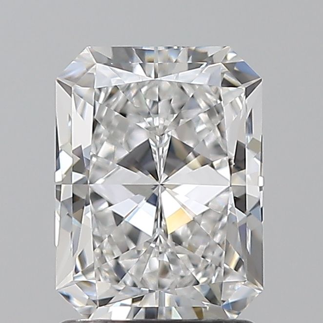 1.5 Carat Radiant Natural Diamond with  Cut Diamond in 14KT  view 1
